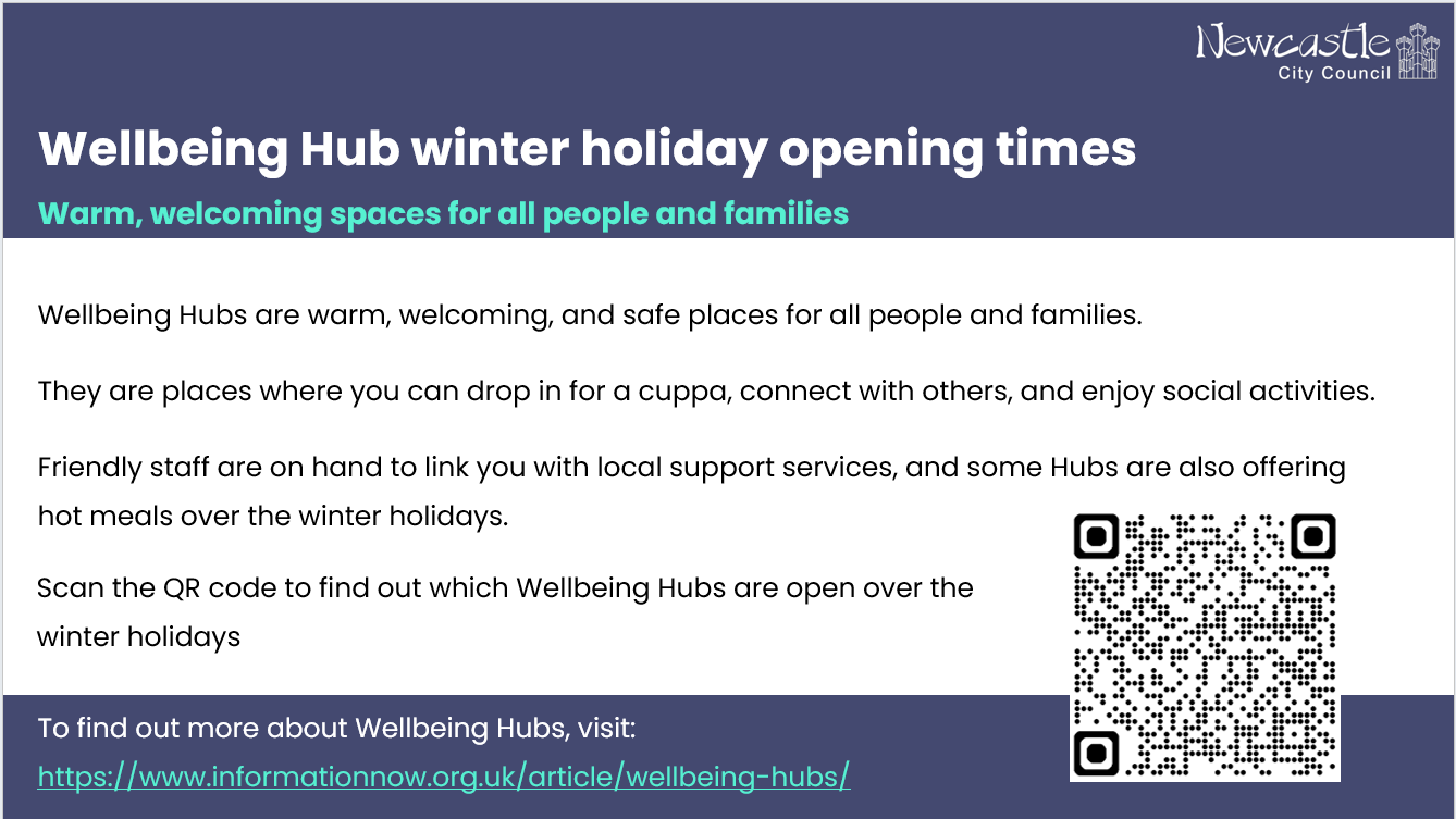 Wellbeing hub information